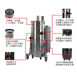 高性能大功率吸塵器助力涪陵汽車配件廠粉末與鐵屑高效清理